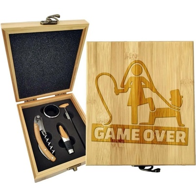 Sablio Dárková sada na víno Game over: 147×168×49 mm