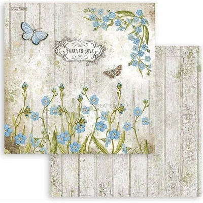 Obojstranný papier na scrapbooking "Romantic Garden House Columbin" 30,5x30,5 cm, 1 ks