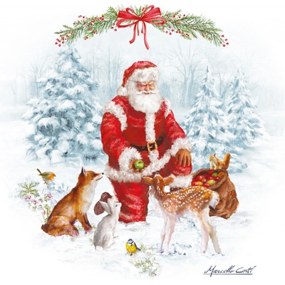 Easy Life Papírový ubrousek Christmas Carol 33x33cm 20ks