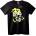 NOONEBRAND Тениска Разтопен Череп - 2XL, Black
