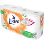 Linteo Трипластова тоалетна хартия 15 м linteo satin бяла - 8 бр. 30388 (8594158372482)