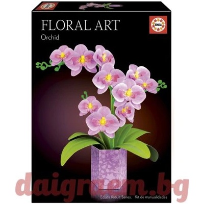 Educa 3D пъзел Educa 20135 - Флорално изкуство, Орхидея (EDU20135)