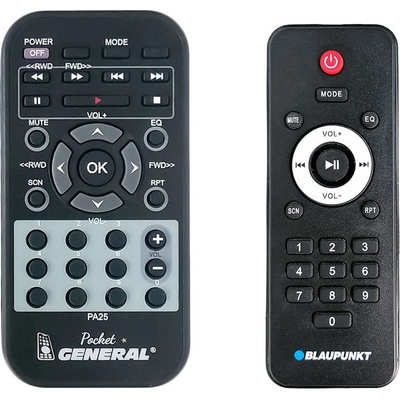 GENERAL Blaupunkt pa-25, pa-12, pa-10, pa-20, bm06, mb10 - дистанционно управление дубликат (pa-25, pa-12, pa-10, pa-20, bm06, mb10)