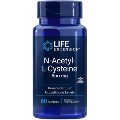 Life Extension N-Acetyl-L-cystein NAC 600 mg 60 kapslí