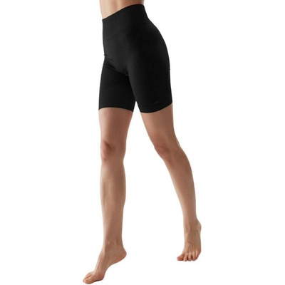 4F SHORTS FNK dámské legínové kraťasy na jógu WSS24TFSHF498 DEEP BLACK