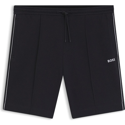Boss Поларени къси панталони Boss Men's Fleece Jogger Shorts - Dark Blue 402