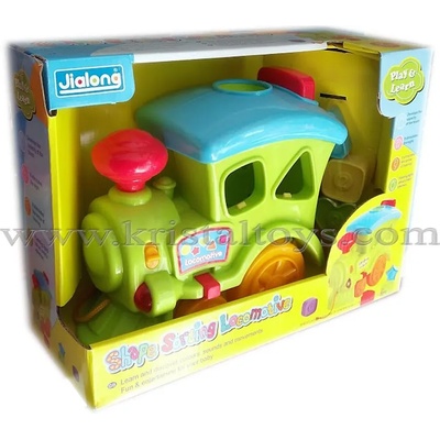 Детска играчка Локомотив - сортер