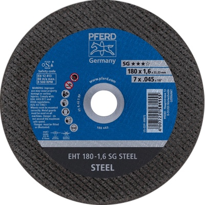 Pferd Rezný kotúč 180 x 1,6 x 22,23 mm 4007220581155