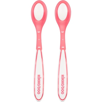 Kikkaboo Лъжици термосензорни 2бр Boo Pink (31302040078)