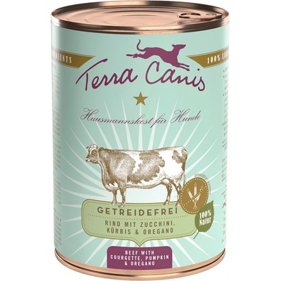 Terra Canis Grain Free Hovězí s cuketou dýní & oregánem 6 x 400 g