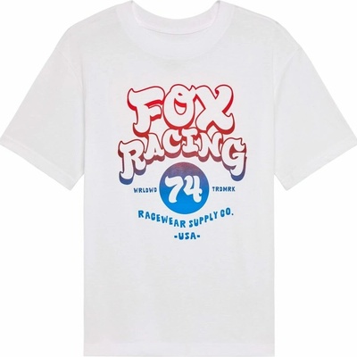 FOX W Racewear Ss Tee White