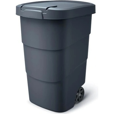 Prosperplast Wheeler 95 l antracit černé víko NBWB95-S411