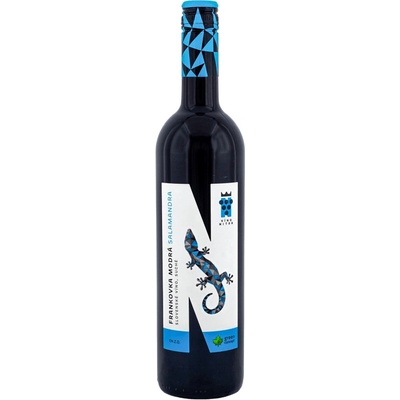 Nitra Salamandra Frankova Modrá Suché 12% 0,75 l (čistá fľaša)