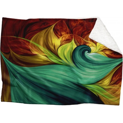 Impar fleece deka Abstrakce Podšití beránkem ANO 200x140