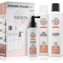 Nioxin System 3 Color Safe šampon 300 ml + revitalizér pokožky 300 ml + Kúra na mírně řídnoucí vlasy 100 ml dárková sada