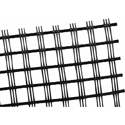 Ohybná tkaná geomreža – Geogrid PES 80/30 - pevnosť 80/30 kN/m - 5×50 m [250 m²]