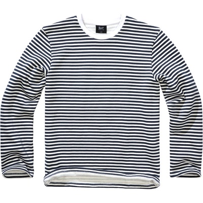 Brandit Marine Sweat modrá-bílá