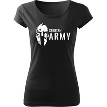 Dragowa dámske tričko spartan army čierna