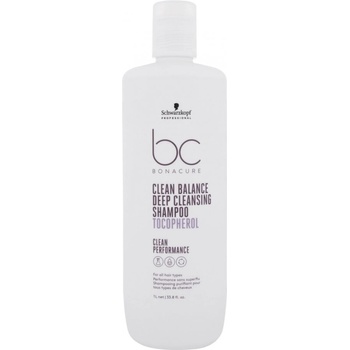 Schwarzkopf BC Bonacure Clean Balance Deep Cleansing Shampoo 1000 ml