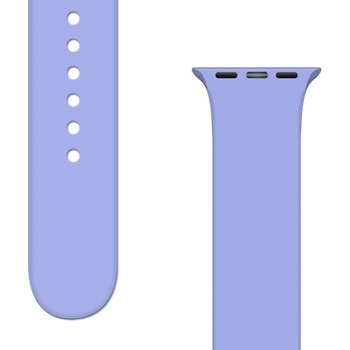HQWear Силиконова каишка APS за Apple Watch 8/7/6/5/4/3/2 / SE (41/40 / 38mm), лилав (9145576259030)