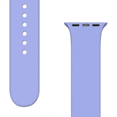 HQWear Силиконова каишка APS за Apple Watch 8/7/6/5/4/3/2 / SE (41/40 / 38mm), лилав (9145576259030)