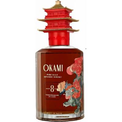 Okami 8 yo Pure Malt 40% 0,7 l (holá láhev)