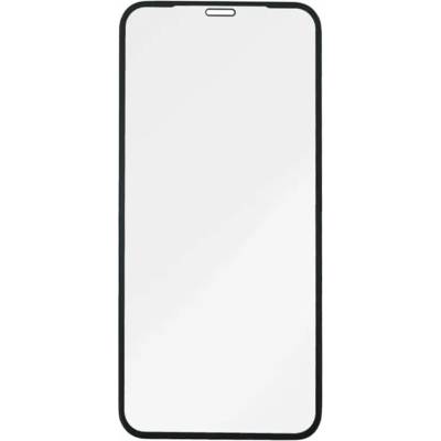 Prio 3D Glass Full Screen Curved Tempered Glass - калено стъклено защитно покритие за дисплея и камерата на iPhone 11, iPhone XR (черен-прозрачен)