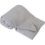 Baby Matex Детско одеяло Baby Matex - Muslin, сиво (5902675061537) - baby