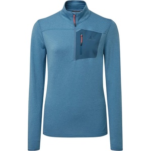 Mountain Equipment Дамски поларен пуловер Mountain Equipment Women's Lumiko Zip-T Fleece jumper - Stellar / Majolica - размер 36 (EU) (105-7226-0312)