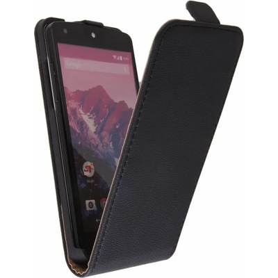 LG Кожен Flip калъф за LG Nexus 5 С БЕЗПЛАТЕН ПРОТЕКТОР ЗА ДИСПЛЕЙ (FlipLGNexus5)