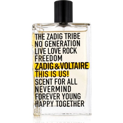 Zadig & Voltaire This is Us! toaletní voda unisex 100 ml tester