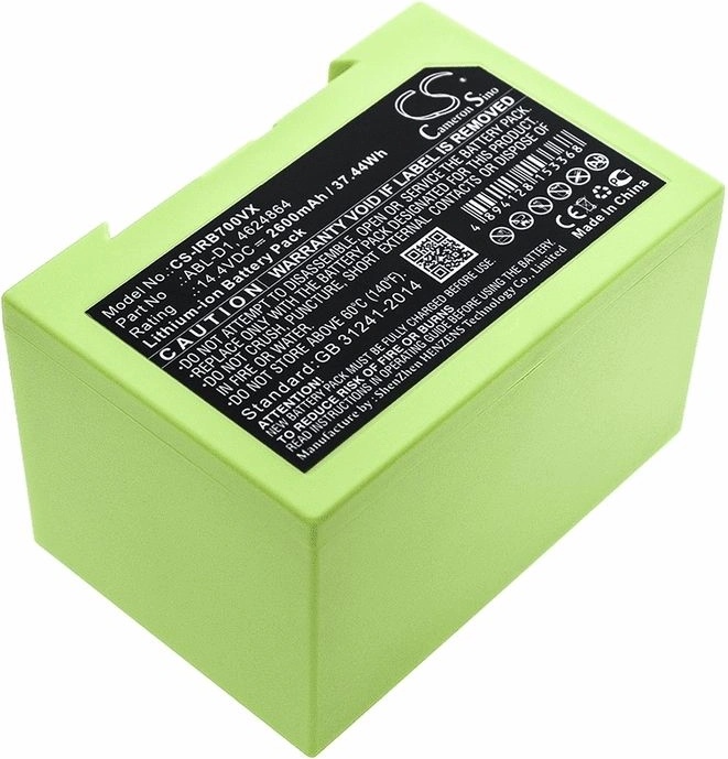 Cameron Sino Батерия за iRobot Roomba i3, i7, i7+, i8, i8+, j7, j7+, 2600 mAh (CS-IRB700VX)