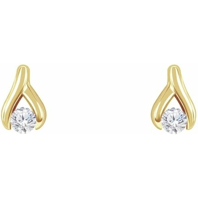 Eppi Náušnice s moissanitmi Kaylie E44358