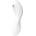 Satisfyer Curvy Trinity 5+ - вибратор 2 в 1 с управление чрез приложение (бял)