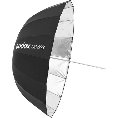 Hluboký stříbrný parabolický deštník Godox UB-85S 85cm – Sleviste.cz