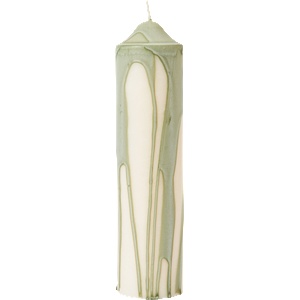 ferm LIVING Dryp Pillar свещ, 20 см, светлозелена (1104271894)