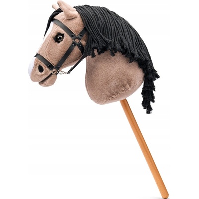Hobby horse Lady Anne hnědo béžová klisna na tyči FAUNICA provázková hříva – Sleviste.cz