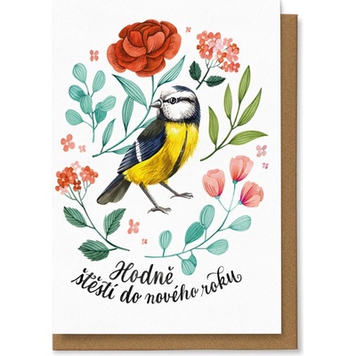 Chaukiss Hodně štěstí do Nového roku (ptáček)
