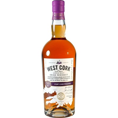 West Cork Port Cask Finish - малцово ирландско уиски 700ml 700ml