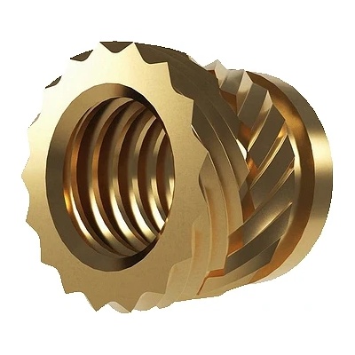 Two Trees Вложка за пластмаса M6 S (месинг) - Brass Inset Nuts, 25 броя