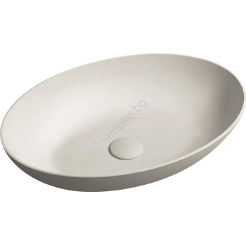 SAPHO - Мивка за плот FORMIGO 60x40 cm бетон/бежова (SH0678)