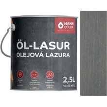 Hahn Color Olejová lazura 2,5 l Vodní šedá