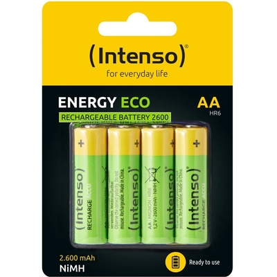 Intenso Интензивна батерия 2600mAh AA Ni-MH 4бр. /пакет 7505624 (7505624)