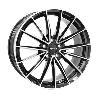 MONACO WHEELS GP14 7.5x18 5x112 ET45 gloss black polished