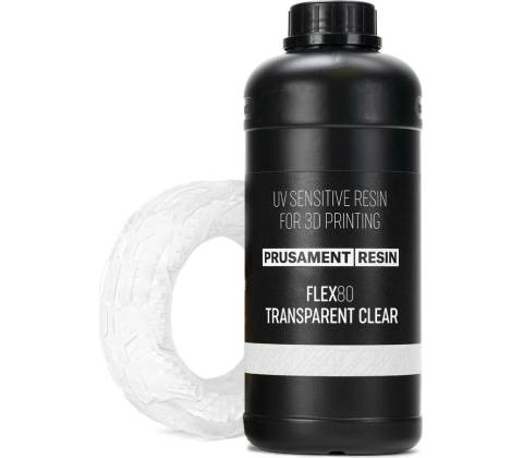 Prusament Resin Flex80 Transparent Clear
