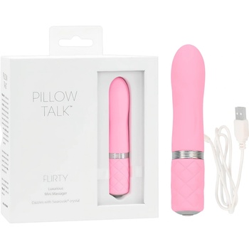 Pillow Talk Flirty - акумулаторен жезъл вибратор (розов)