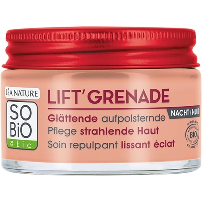 SO’BiO Grenade BIO étic krém noční rozjasňující proti vráskám 50 ml