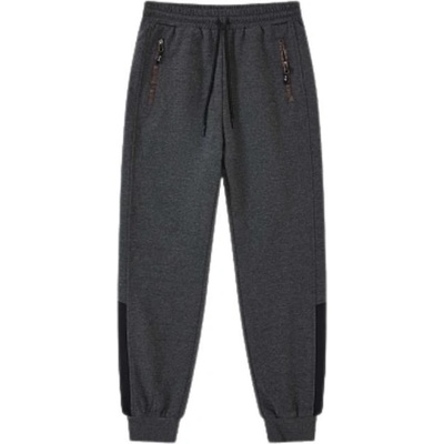 Wolf T2476 chlapecké tepláky tm šedý melír