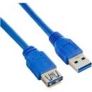 4World 08954 USB 3.0 AM-AF 1.5m, modrý
