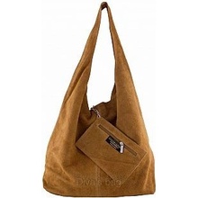 Kabelka Sylva shopper kožená cognac